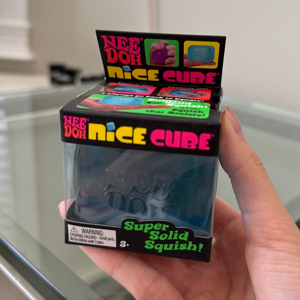 Nee Doh Nice Cube Satisfying Fidget Blue